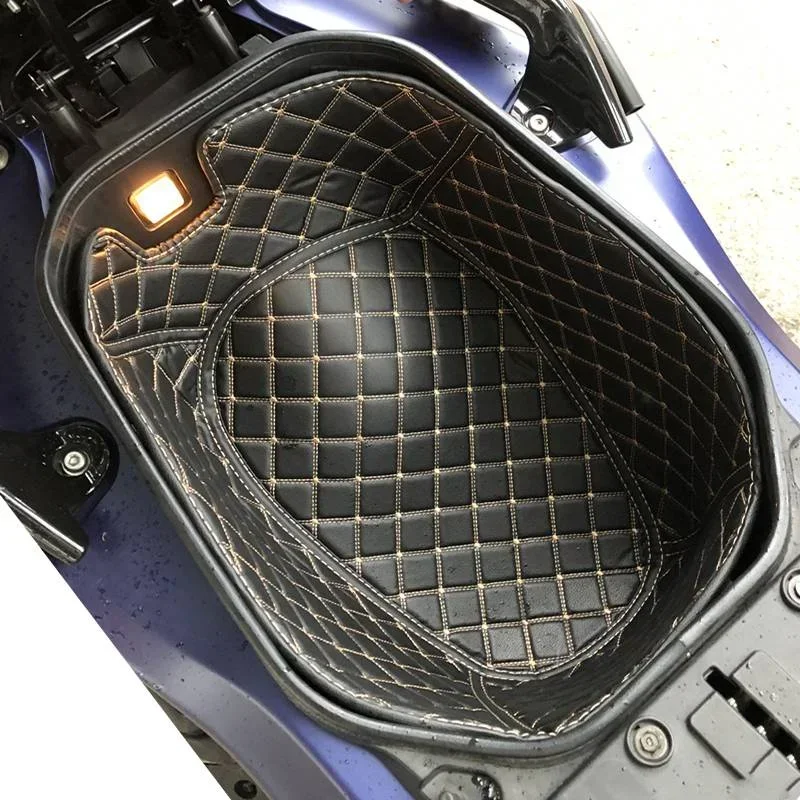 TL500 Motorcycle PU Rear Trunk Cargo Liner Protector Seat Bucket Pad for SYM MAXSYM TL 500 Maxsym TL500 MAXSYMTL 500 accessories