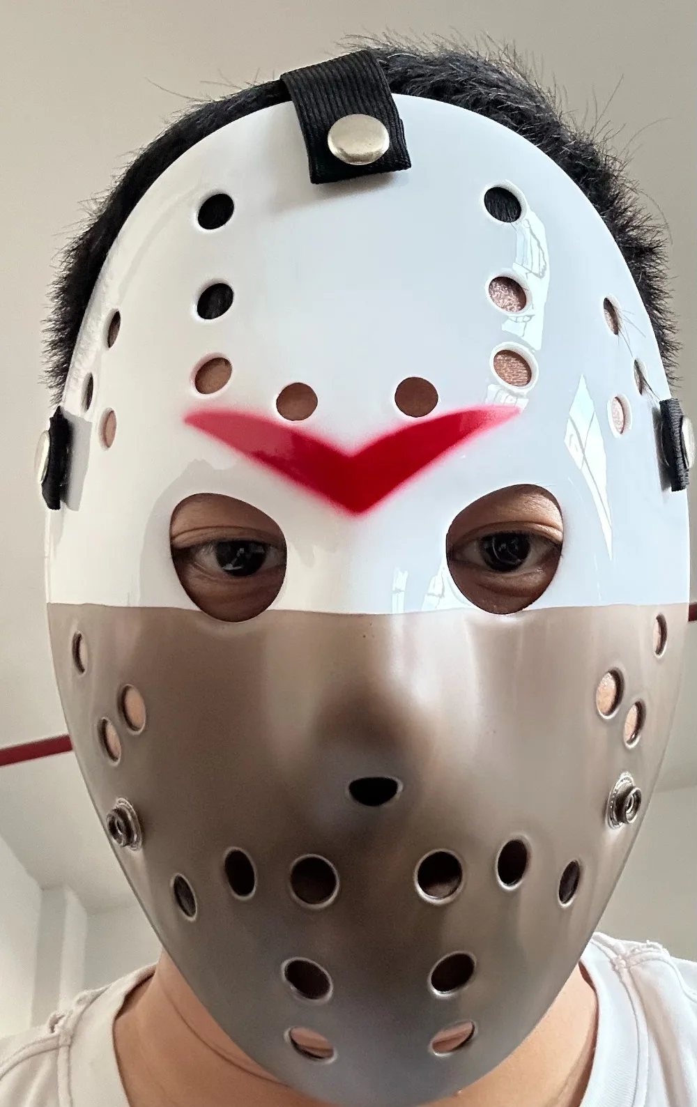 Nowa maska hokejowa Jasona Voorheesa, maska horrorowa, maska do cosplayu, maska na Halloween, maska karnawałowa dla mężczyzn