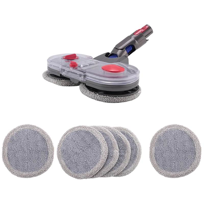 

Electric Mop Head Kit For Dyson V7 V8 V10 V11 V15 Vacuum Cleaner Replacement Mop Attachment With Water Reservoir Cleaning Rag