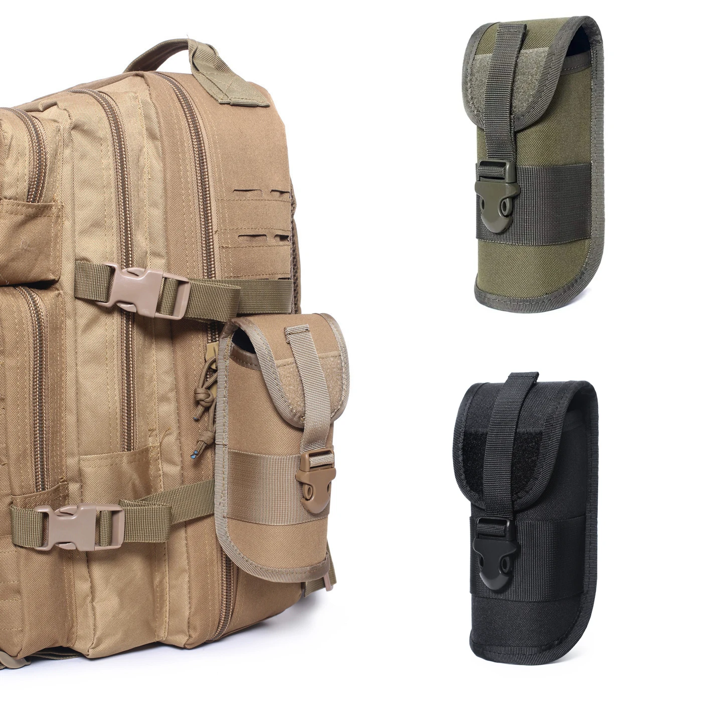 Outdoor Molle Sonnenbrillenhalter Brillenetui EDC Hüfttasche Utility Wandern Jagd Zubehör Organizer Brillenetui Tasche