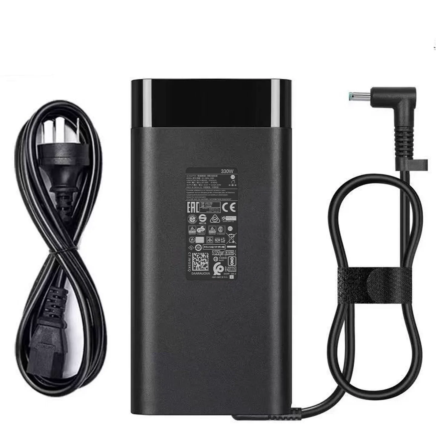 Cargador compatible con HP 330W Omen 6/7/8/9 Plus Pro TPN-Q266 TPC-DA60, nuevo cargador portátil de 330W con interfaz de puerto pequeño 4530