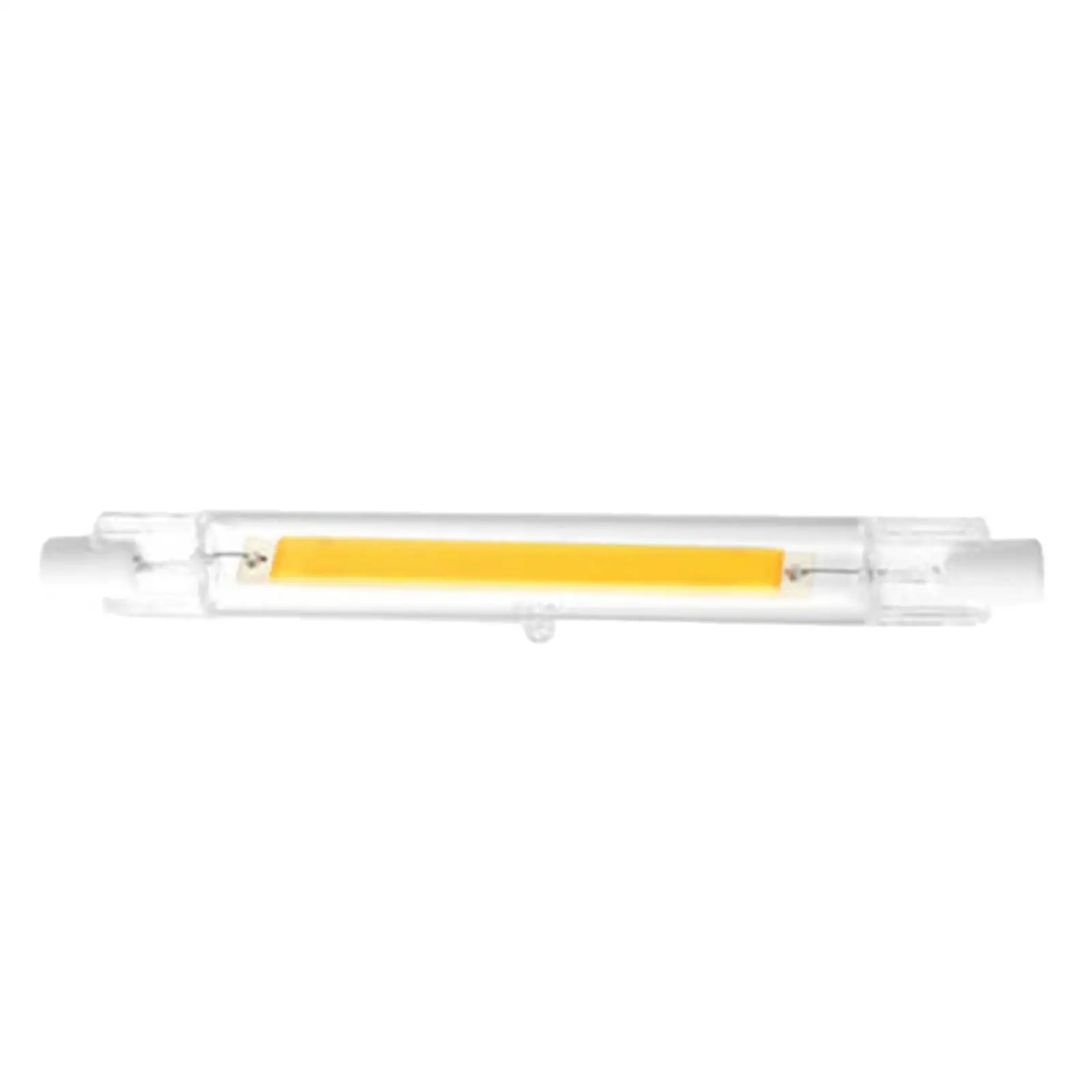 LED R7S Glass Tube COB Bulb, Corn Lamp, 100W Dimmable 3000K Landscape Lights, for Garage Speciality Lighting Floor Lamps