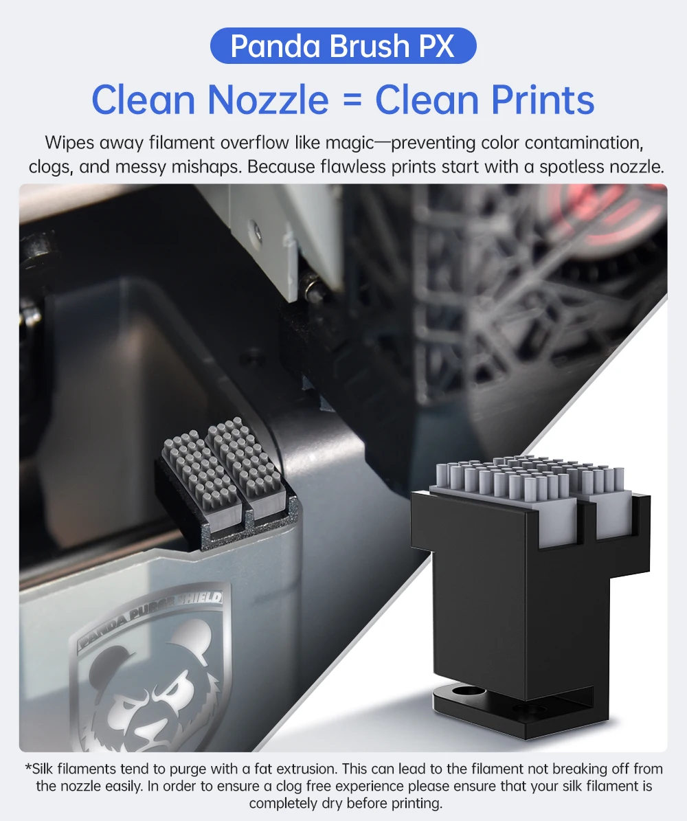 BIGTREETECH&BIQU حل تحسين استقرار الطباعة متعدد الألوان؛ عملية تنظيف الفوهة باستخدام الحاسب الآلي لسلسلة X1 P1 A1 X1/P1/A1 #1