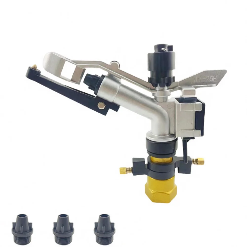 Adjustable Impact Rocker Sprinkler 360 Rotation Watering Applicator For Orchard Farm Lawn Greenhouse Dust Control Equipment