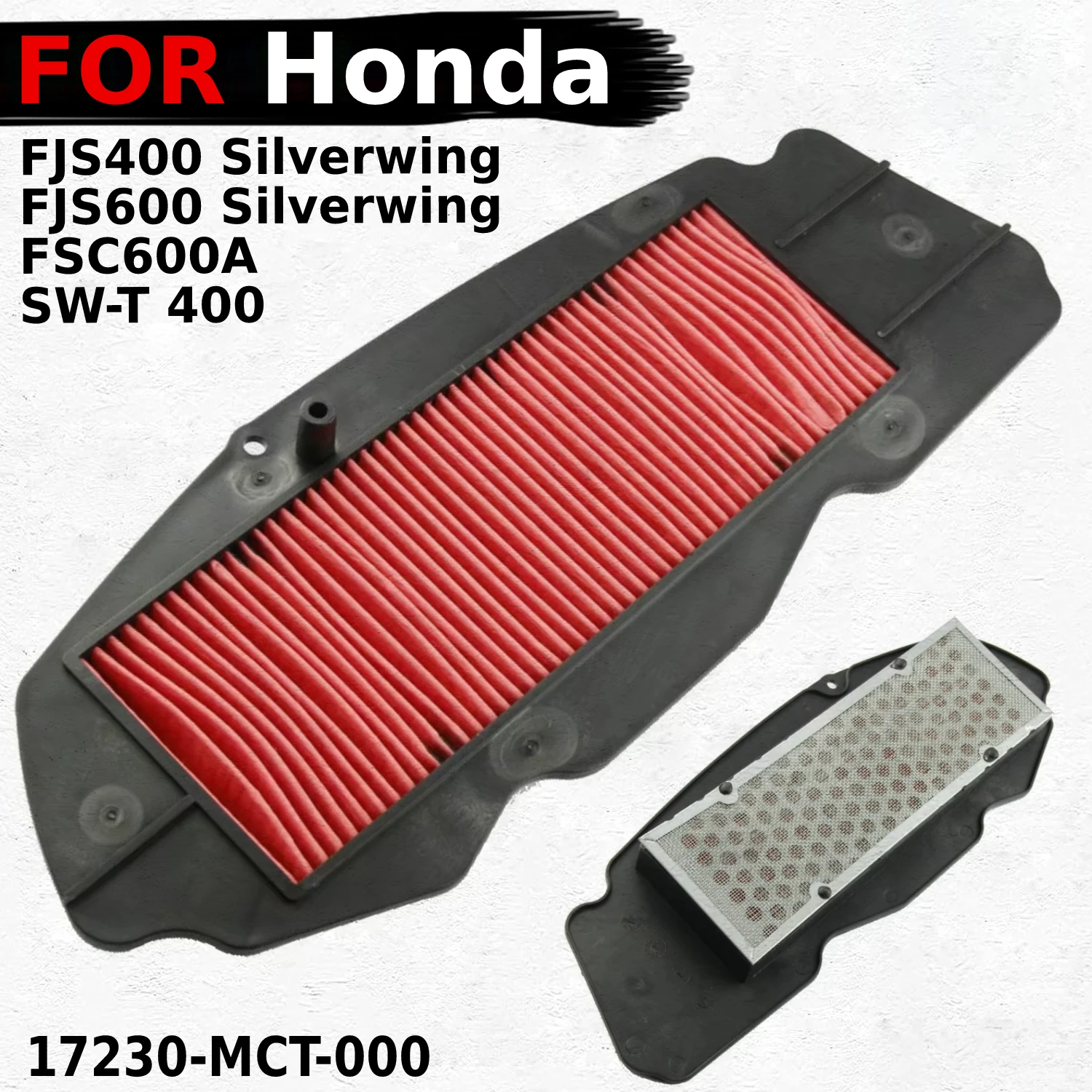

Мотоциклетный очиститель воздуха, аксессуары для пылесоса для Honda FSC600A FJS400 Silverwing FJS600 Silverwing OEM: 17230-MCT-000