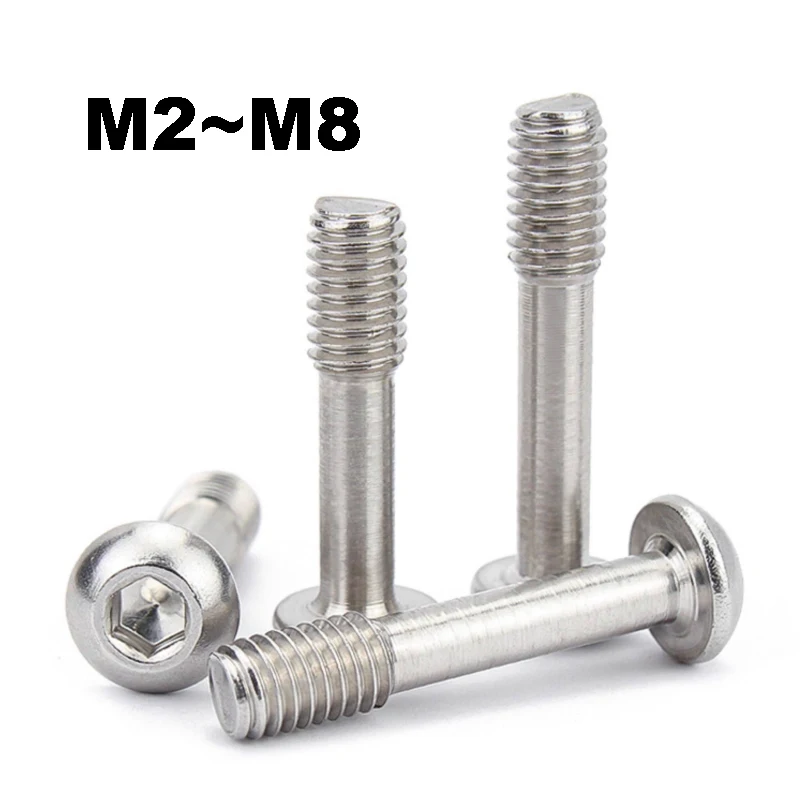 Vis à tête cylindrique hexagonale en acier inoxydable 304, vis captives M2.5 M3 M4 M5 M6 M8 pour imprimante 3D et électronique