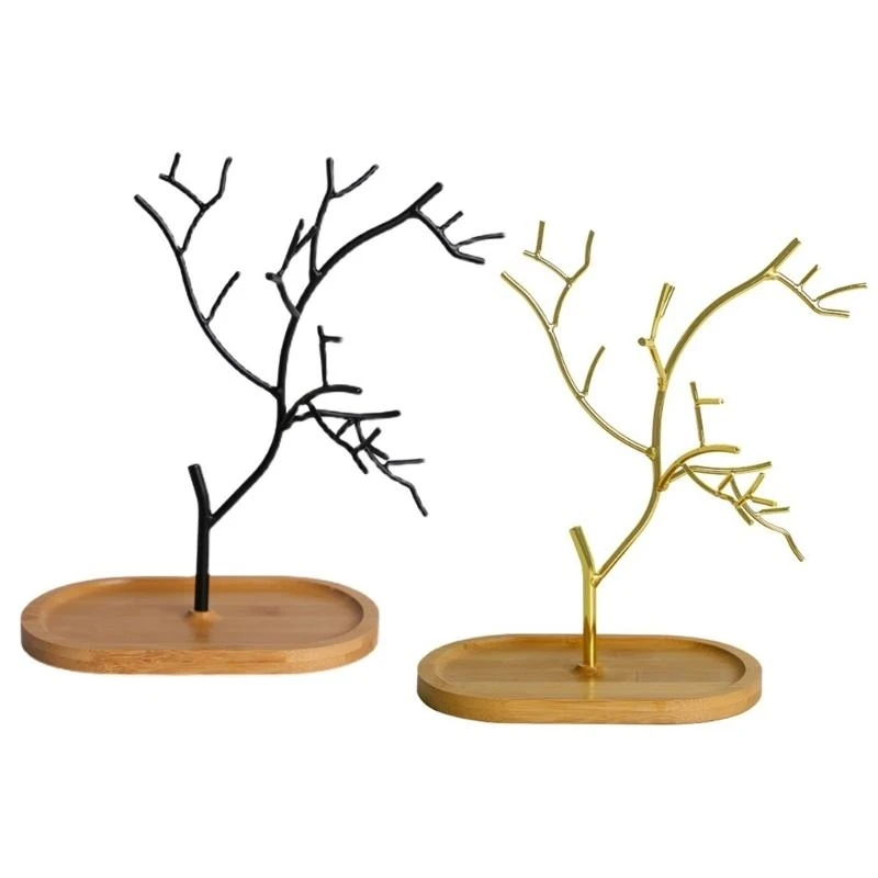 

Tree Elegant Jewelry Stand Necklace Holder for Necklaces and Bracelets E0BF