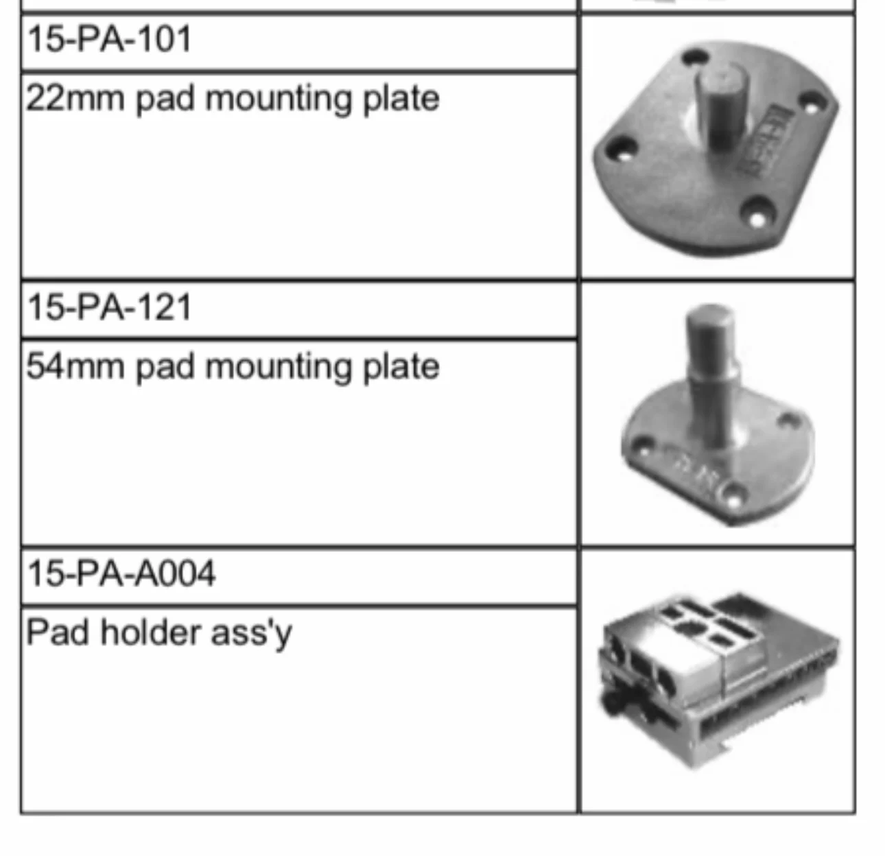 BateRpak KENT Pad printing machine movable worktable,Pad Mounting Plate,Pad Printer Spare part