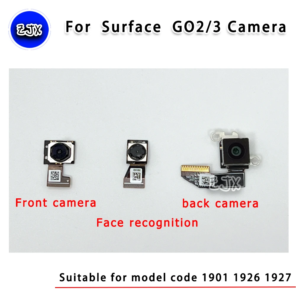 For Microsoft Surface GO2 Front Camera Infrared Face Recognition 1901 1926 1927 Rear Camera