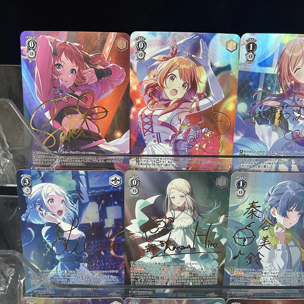 أنيمي جمع بطاقة مدرسة المعبود ماستر لعبة شينوساوا هيرو جيم/W124-074SP SP Gim/W124-079SP رينامي هايمساكي فلاش احباط بطاقة #3