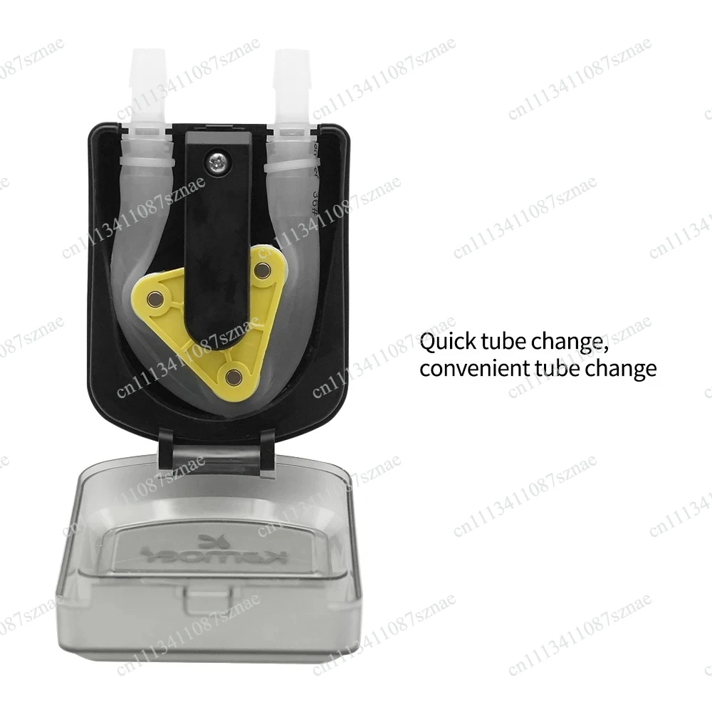 24V Stepper Peristaltic Pump, KDS3000 Self-Priming Transfer Pump, 3.2L/min 300RPM with 2.5mm Thick Silicone Hose
