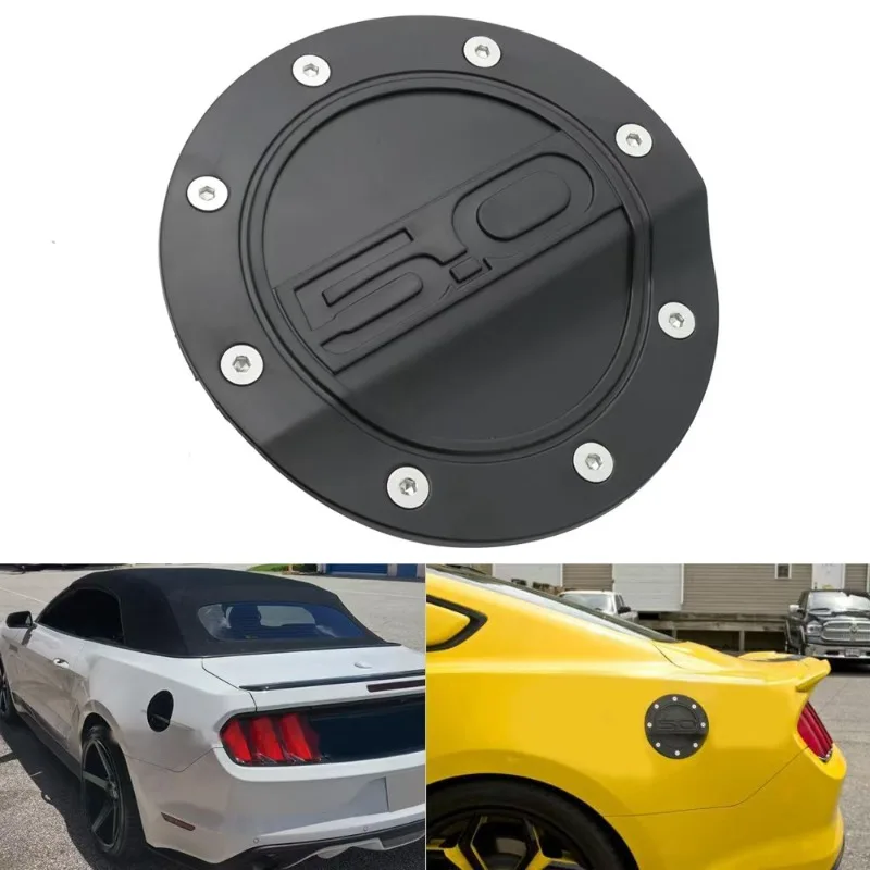 

Fuel Door Cover Gas Fuel Filler Tank Cap Lid For Ford Mustang 2015-2022