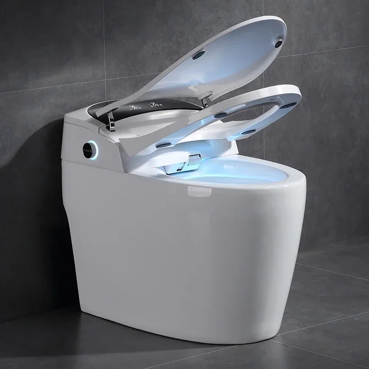 New design 110v automatic sensor flushing floor mounted electric bidet sanitary wc toilet bowl intelligent smart toilet