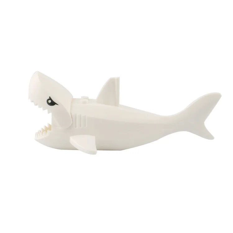 Zoo Krokodil Shark Freunde Mini Tier Set Action-figuren Bausteine Kinder Geschenke Spielzeug Tier Zubehör Ausrüstungen