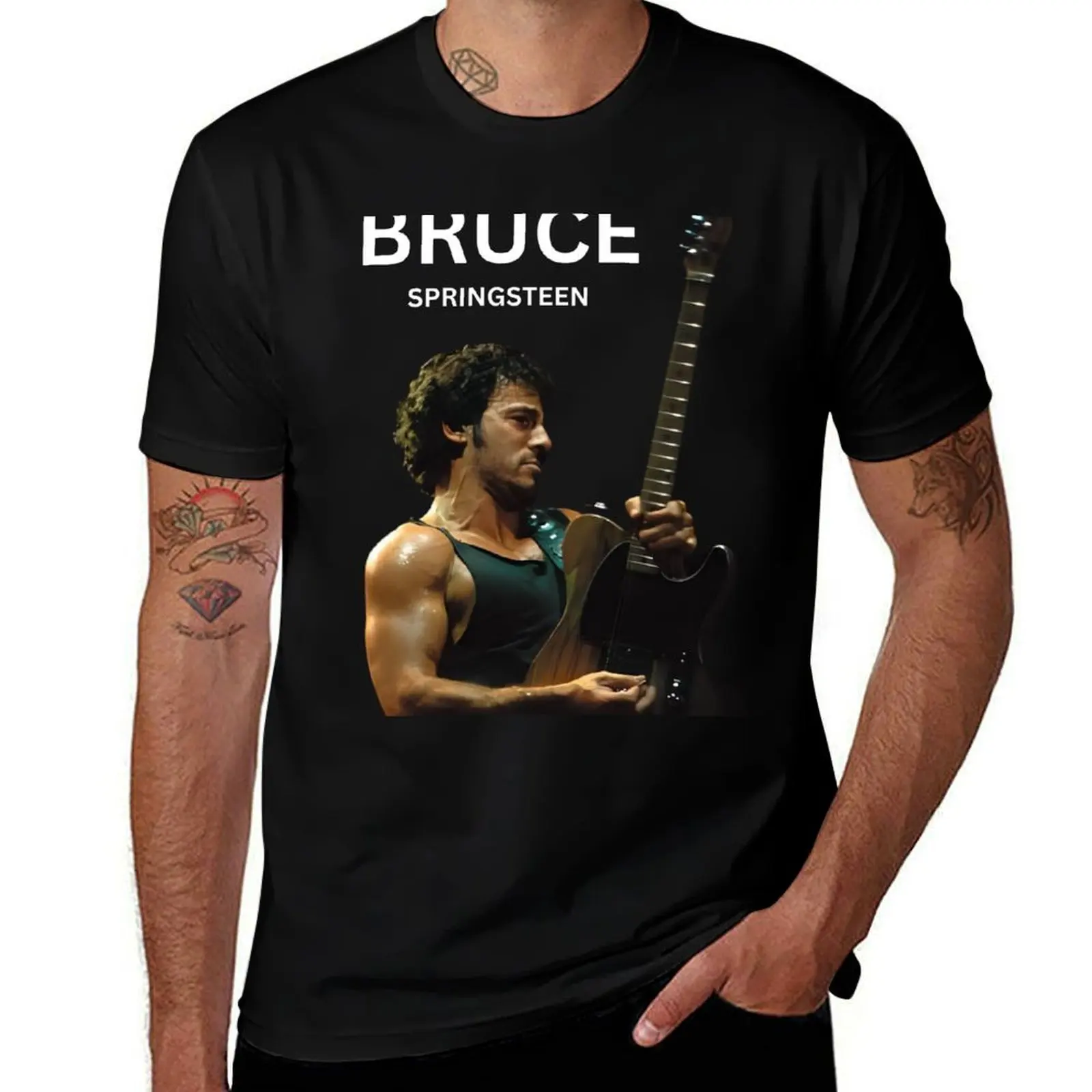 

Bruce Springsteen = Born In The USA T-Shirt anime figures affliction shirts Luxury man luxury clothes men