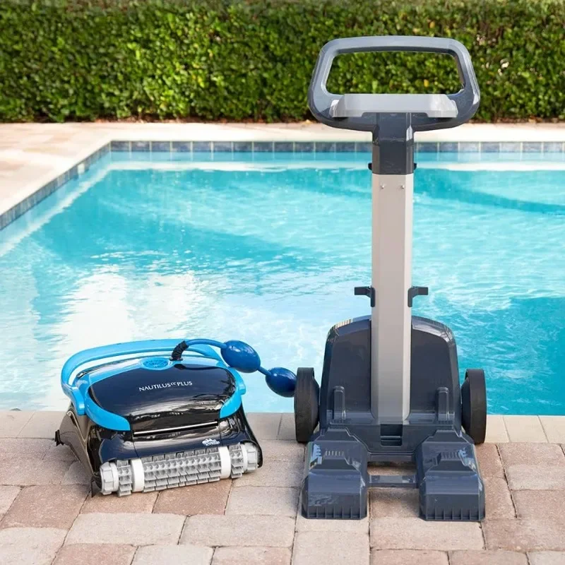 Dolphin Nautilus CC Plus Robotic Pool Vacuum Cleaner Caddy,Easy to Transport and Store,Ideal for All Pools up to 50 FT in Length