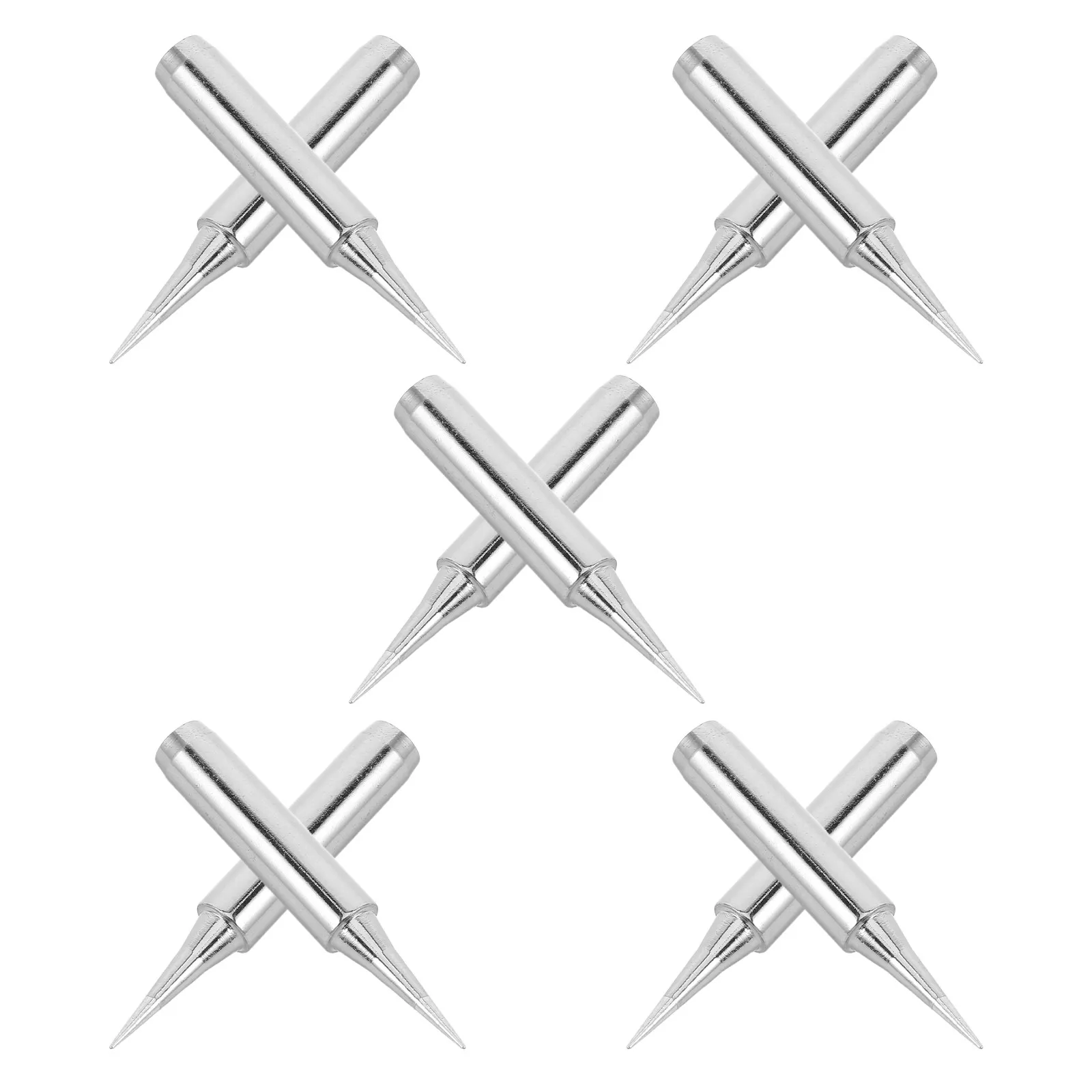 

10Pcs Stainless Steel Soldering Iron Tips Universal Replacement Solder Tips for Electronics Repair Precision Fine Tip Fast