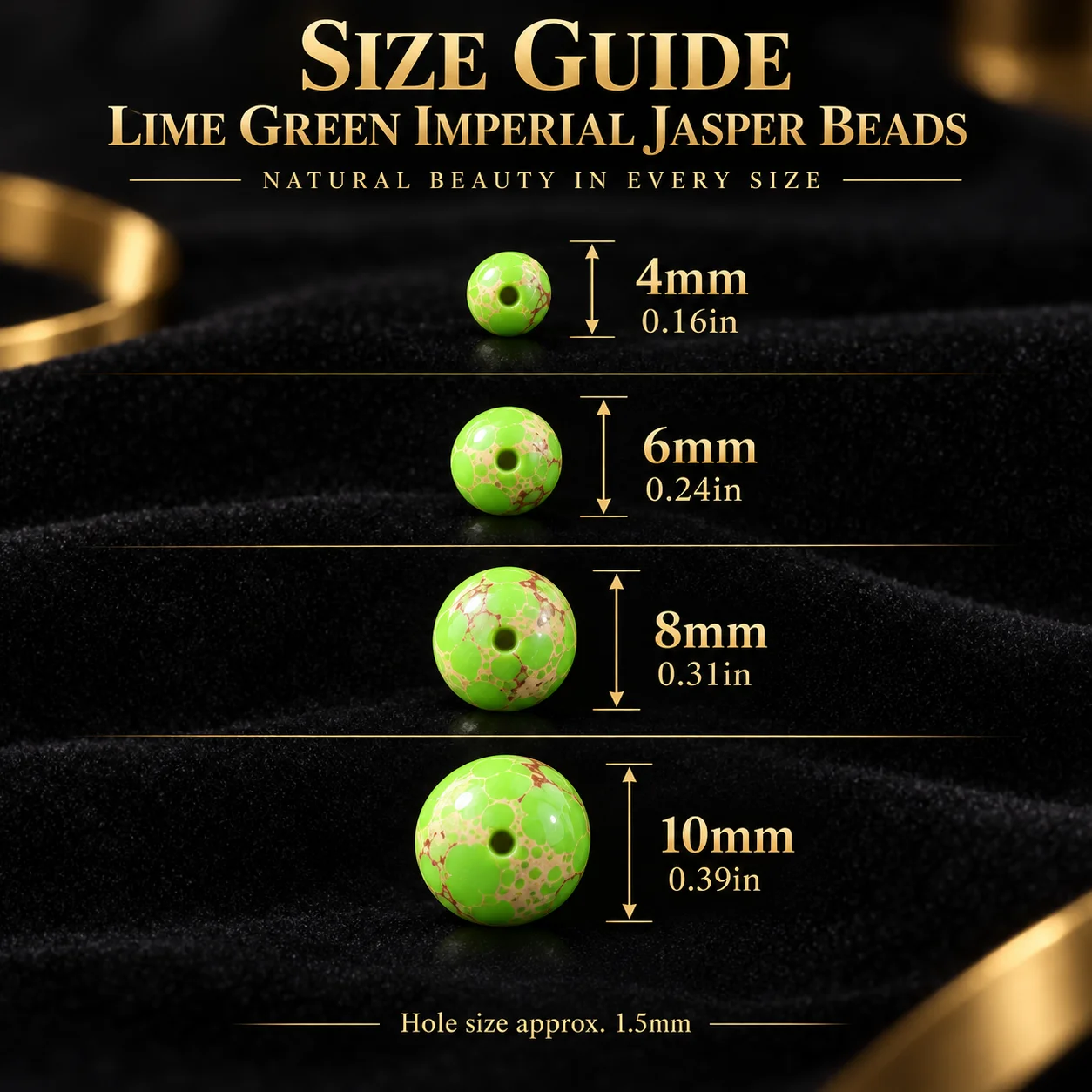 4-10mm 18-45pcs Stone Half strand Imperial Pine Cone Green Spacer Loose Beads for Jewelry Making DIY Bracelets Necklace Accessor
