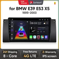 Junsun Wireless CarPlay Android Auto Car Radio For BMW 5 E39 1995 - 2003  E53 X5 M5 Intelligent Systems Smart GPS Autoradio