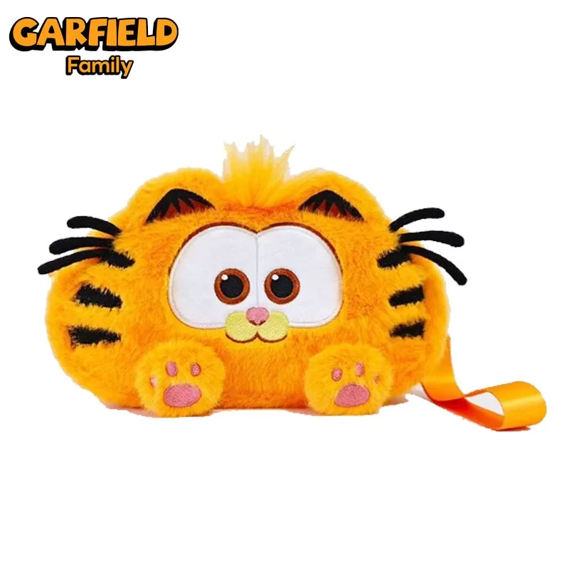 

Hot New Cute Cartoon Creative Garfield Plush Pen Case Large Capacity Student Learning Supplies Pen Case Birthday Gifts
