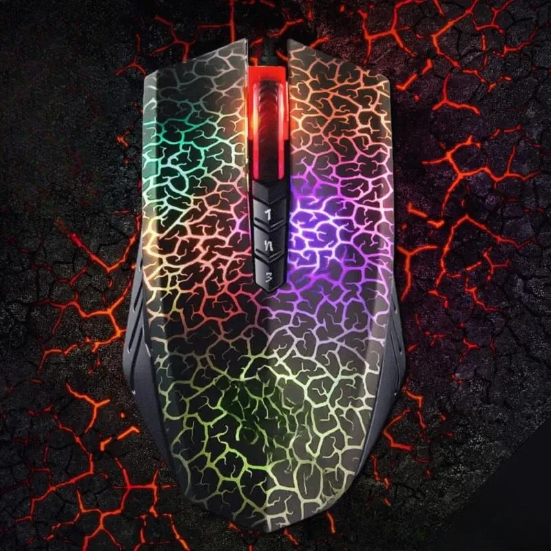 

A70 V8M V8M MAX Bloody Professinal Wired Gaming Mouse 3200 Dpi for PC Laptop Macro Definition Programming Game Mice