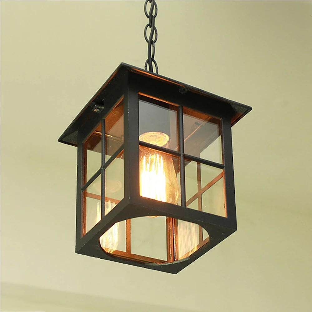 

Outdoor Lamp Garden Pendant Lamp Gate Hallway Balcony Hanging Lamp Lantern Waterproof Corridor Aisle Courtyard Ceiling Lamps