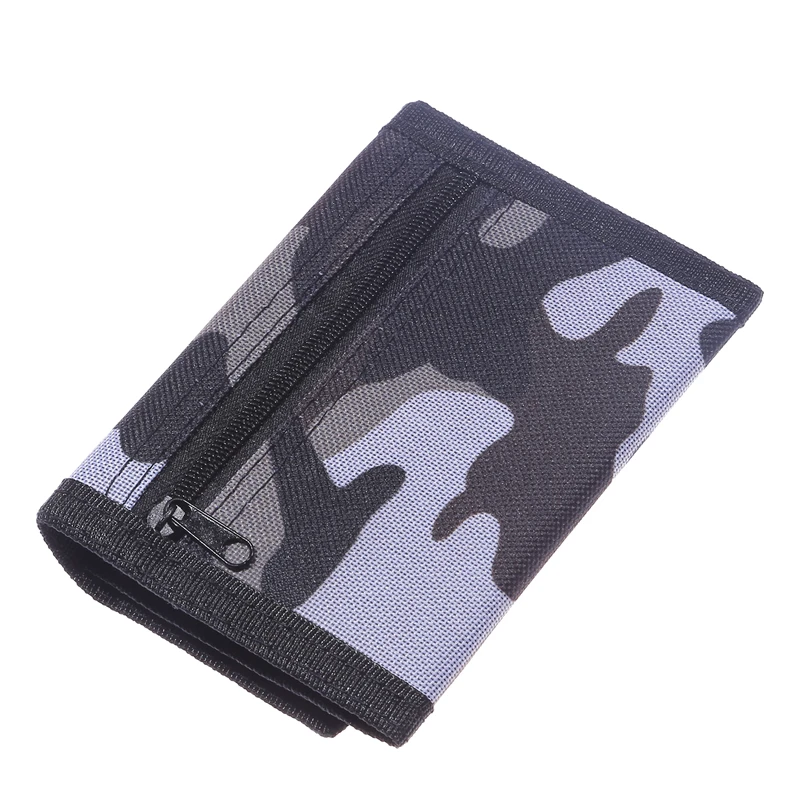 Trifold Casual Wallet for Male Men Women Young Novelty Money Bag Purse Zipped Coin ID Card Holder Pocket Kids