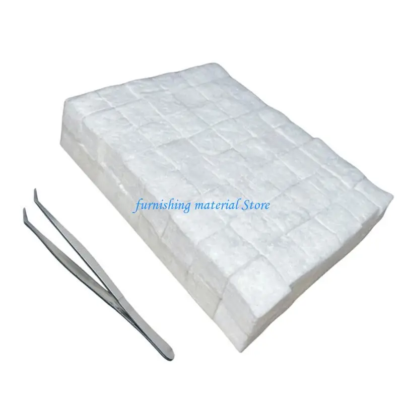 

Y5GD 96Pcs Small Ceramic Wool Wick for Bioethanol Rubbing Alcohols Fireplaces