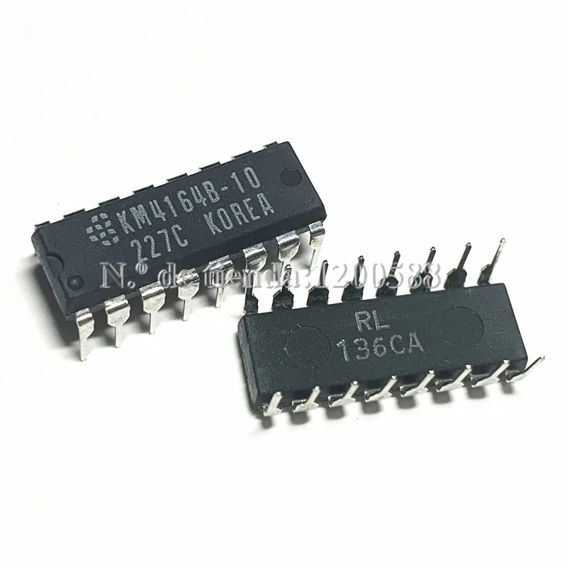 1PCS KM4164B-12 KM4164B-15 KM4164B-10 KM4164B KM4164 DIP-16