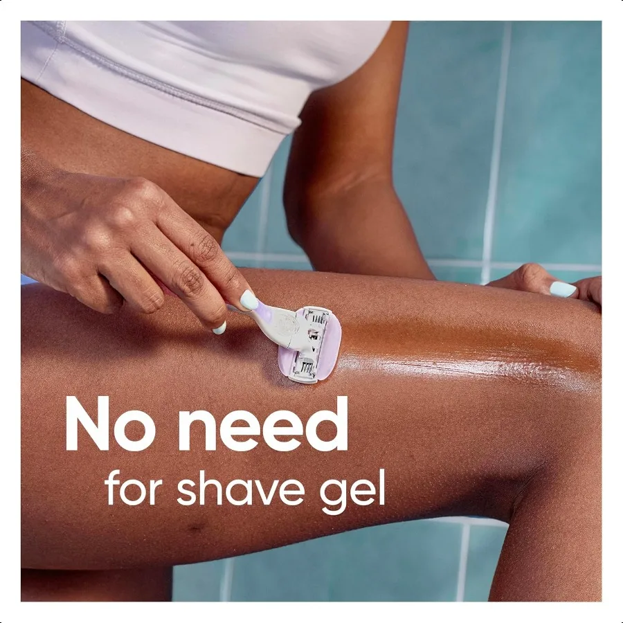 Gillette Venus ComfortGlide Freesia Women's Razor Refills 4 Refills