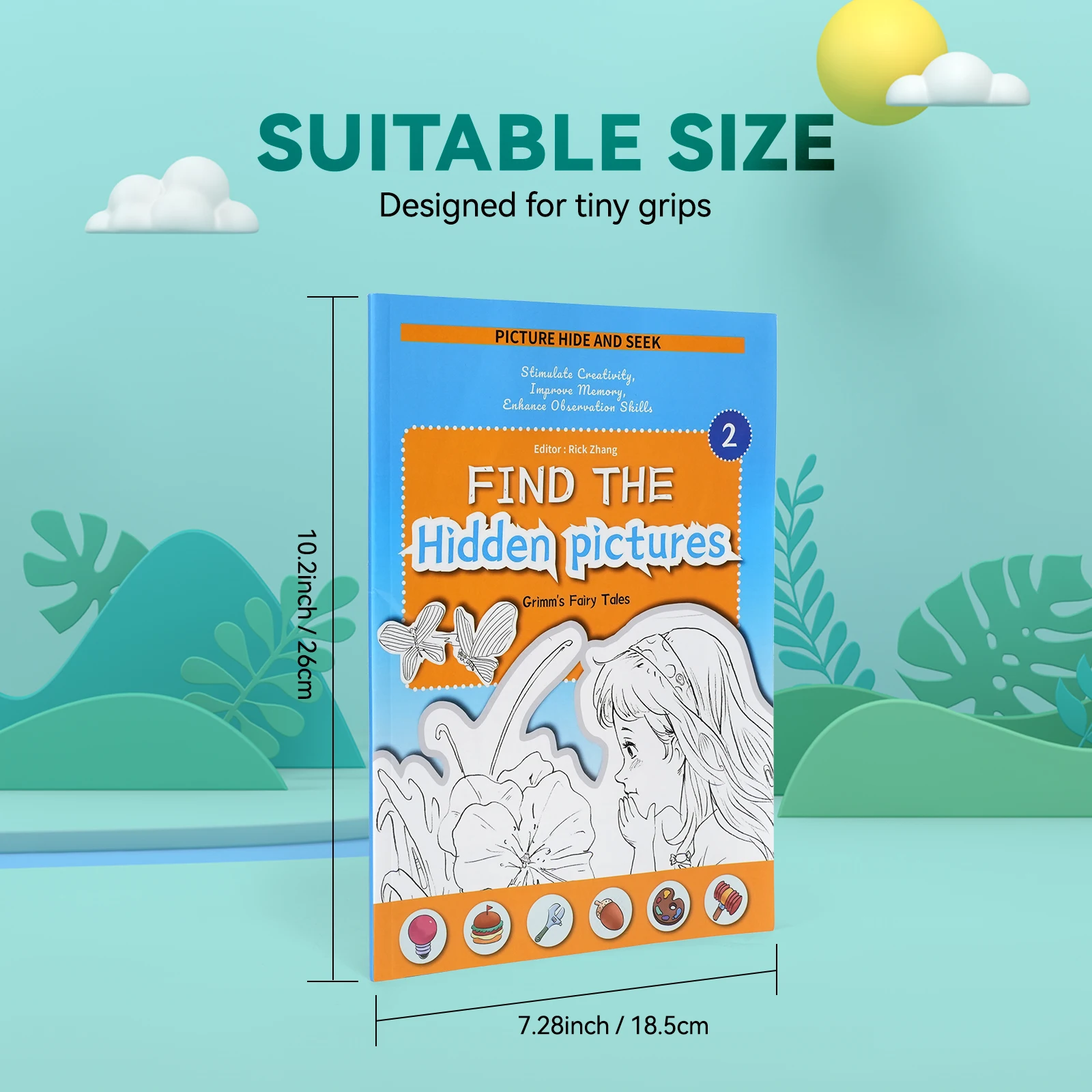 Find the Hidden Pictures Books for Kids – Fun Picture Hide and Seek Puzzle Activity Workbook Set