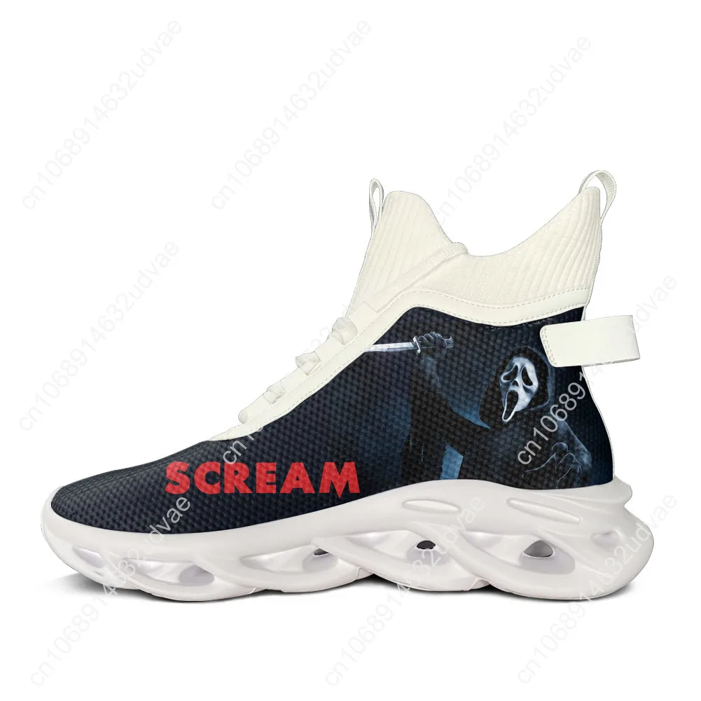 Scream  High Top Flats Sneakers Mens Womens billy Loomis Sports Running High Quality Shoes Sneaker Footwear Custom Shoe