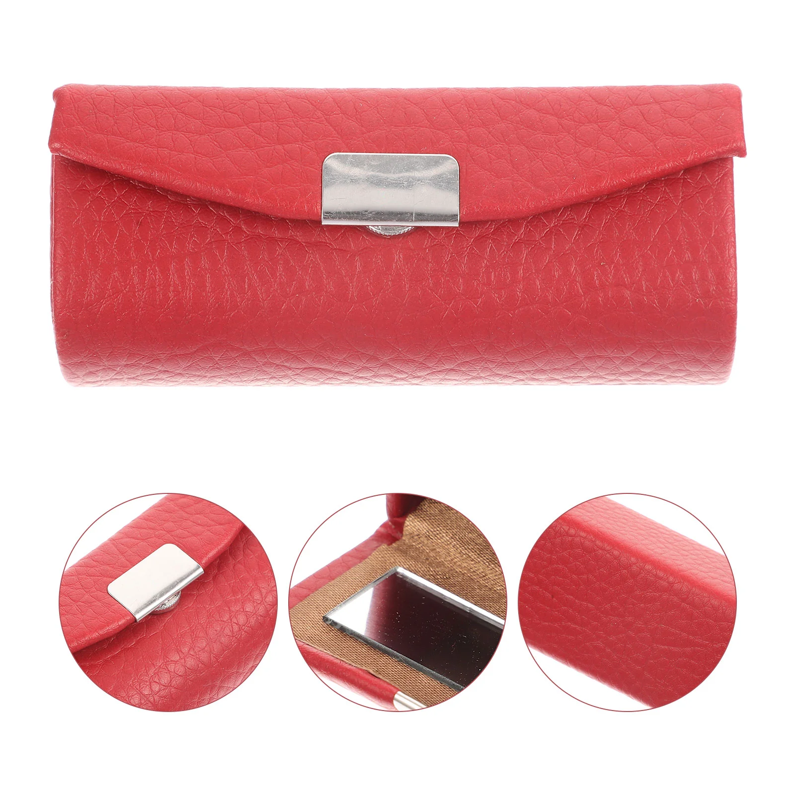 

Lipstick Box Toiletry Bag Delicate Holder Small Organizer Stand Women Case Decorative for Miss