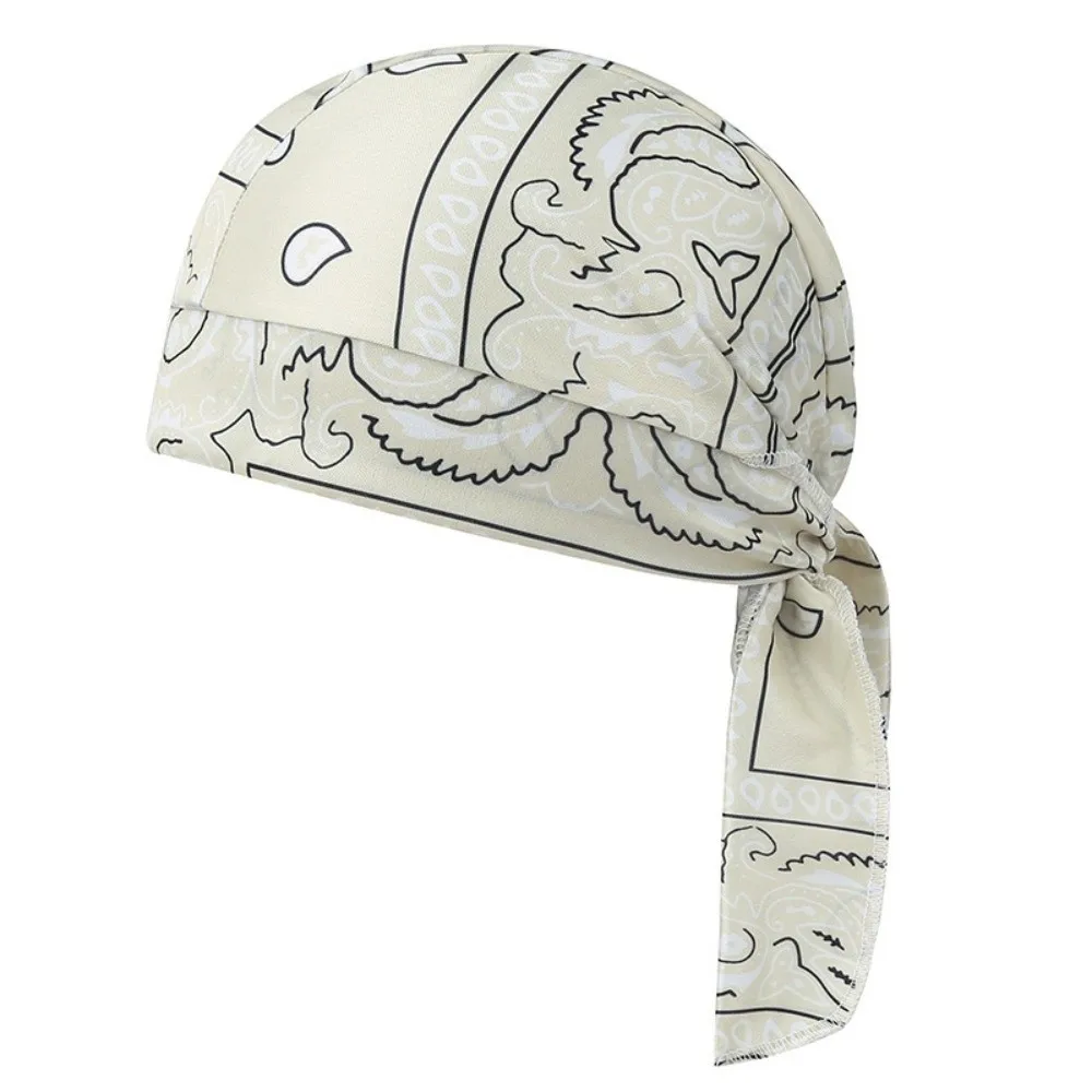 AliExpress NONE Paisley Print Hijab Caps Quick Dry Adjustable Bandana Headscarf UV Protection Breathable Cycling Head Wrap Outdoor Activities