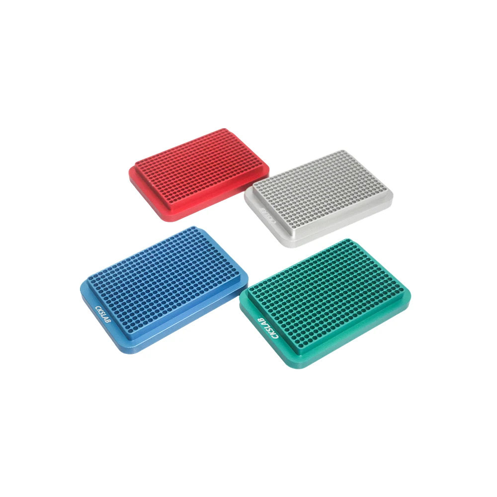 

For 384 well PCR plates Ice Modular PCR Cooler Low-temperature Thermostat Pre-cooled Aluminum Ice Box Centrifuge Tube Rack
