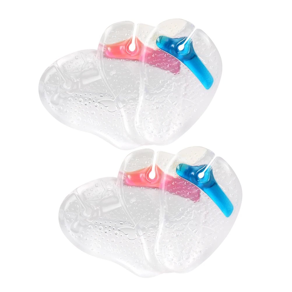 

Comfortable Forefoot Gel Pads Cushion Inserts For High Heels And Slippers Anti- Foot Care Tools