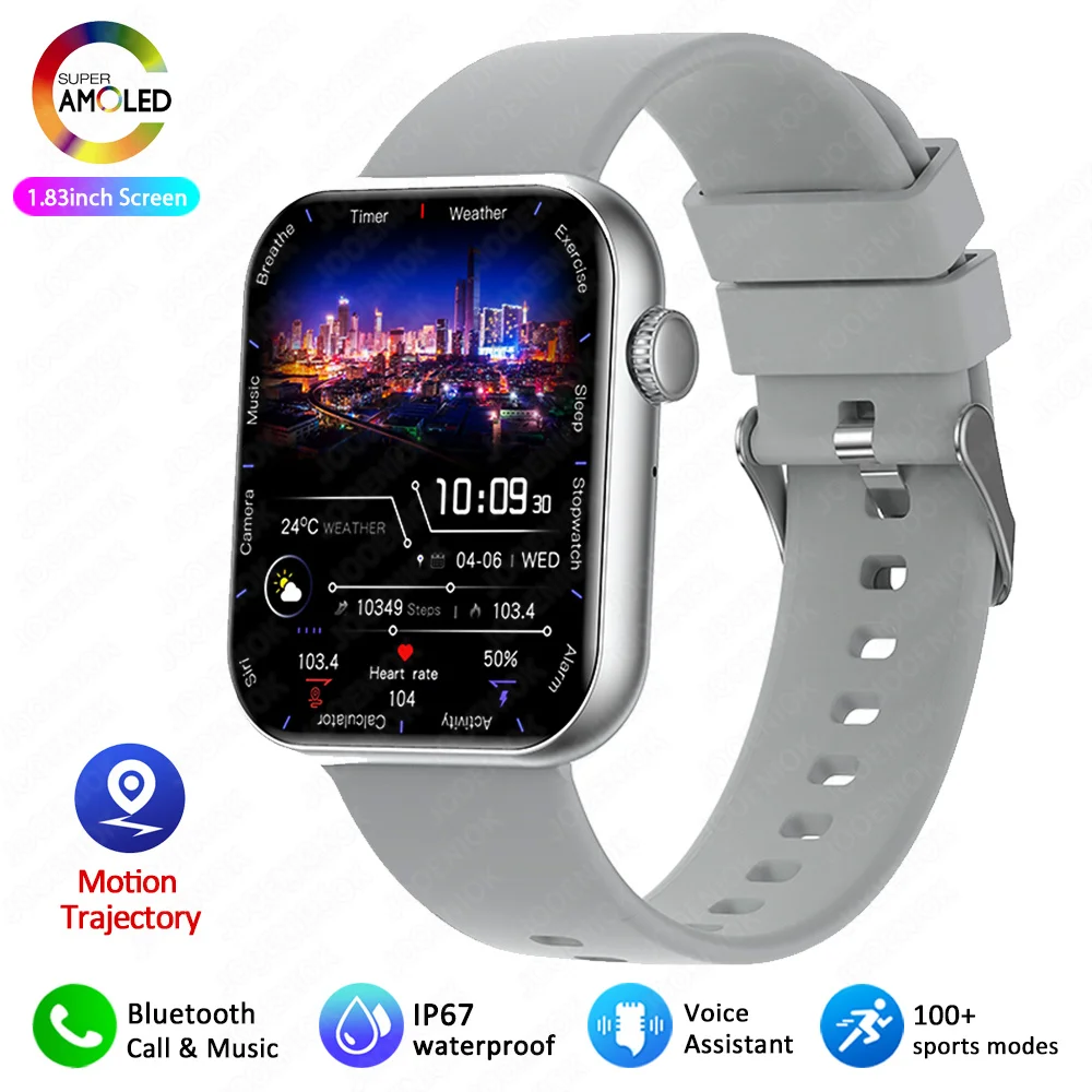 2025 New Smart Watch Full Touch Screen Bluetooth Call AI Voice Heart Rate Waterproof Watches Sports Bracelet Smartwatch Women