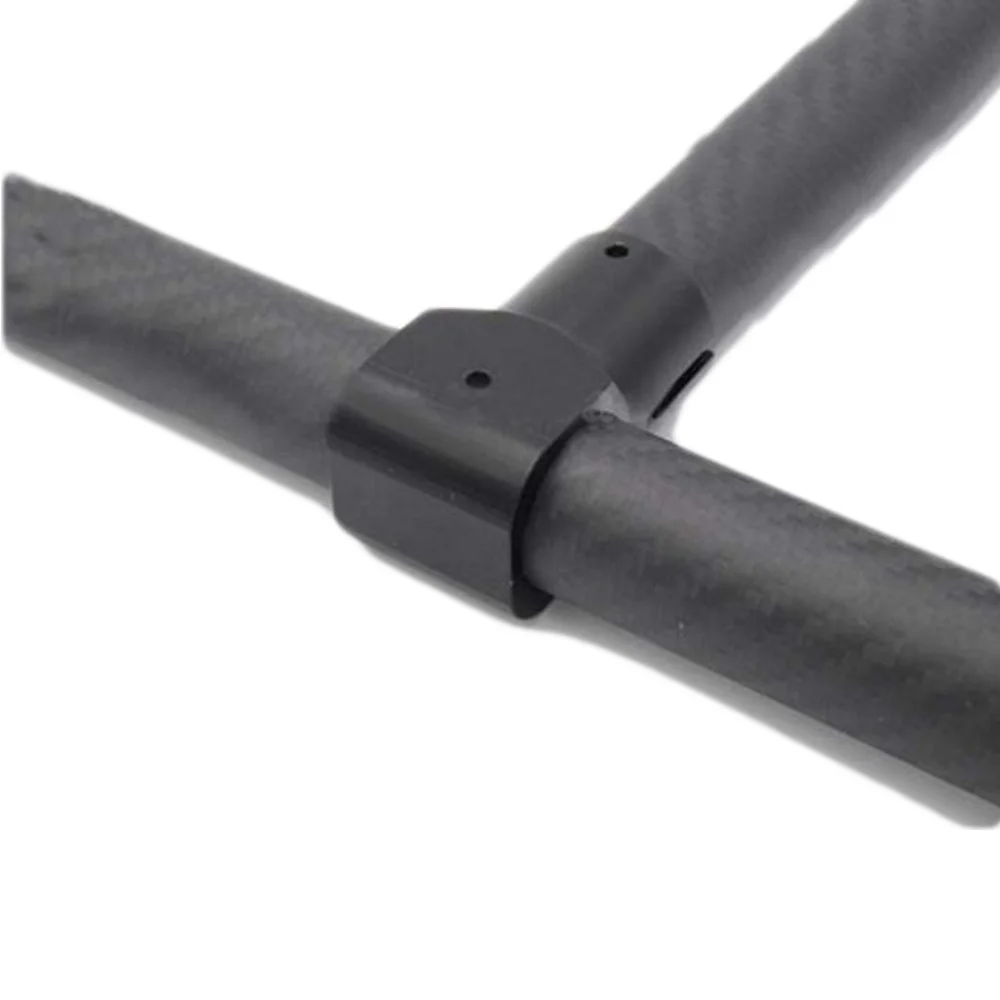 Train d'atterrissage d'avion multi-axes en alliage d'aluminium, trépied à trois canaux 16mm 20mm 25mm 30mm, tube en fibre de carbone, connecteur UAV, 1 pièce