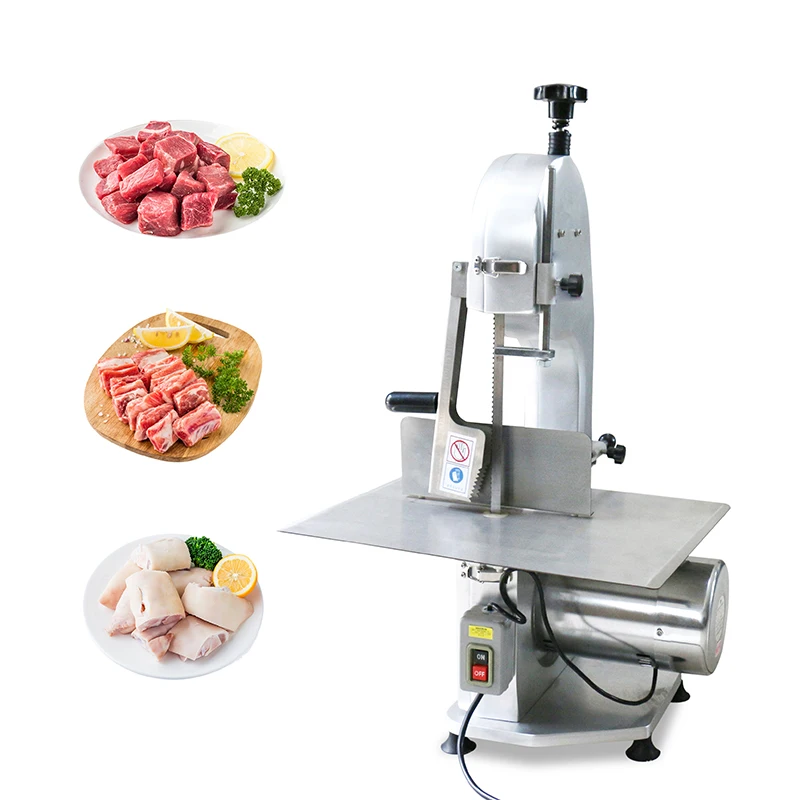 Commercial Multi-Functional Automatic Frozen Chicken Goat Beef Meat Cutter Bone Saw Machine New Condition
