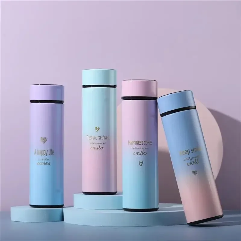 

Stainless Steel 500ML Intelligent Insulation Coffee Thermal Mugs Led Digital Temperature Display Thermos Water Bottle