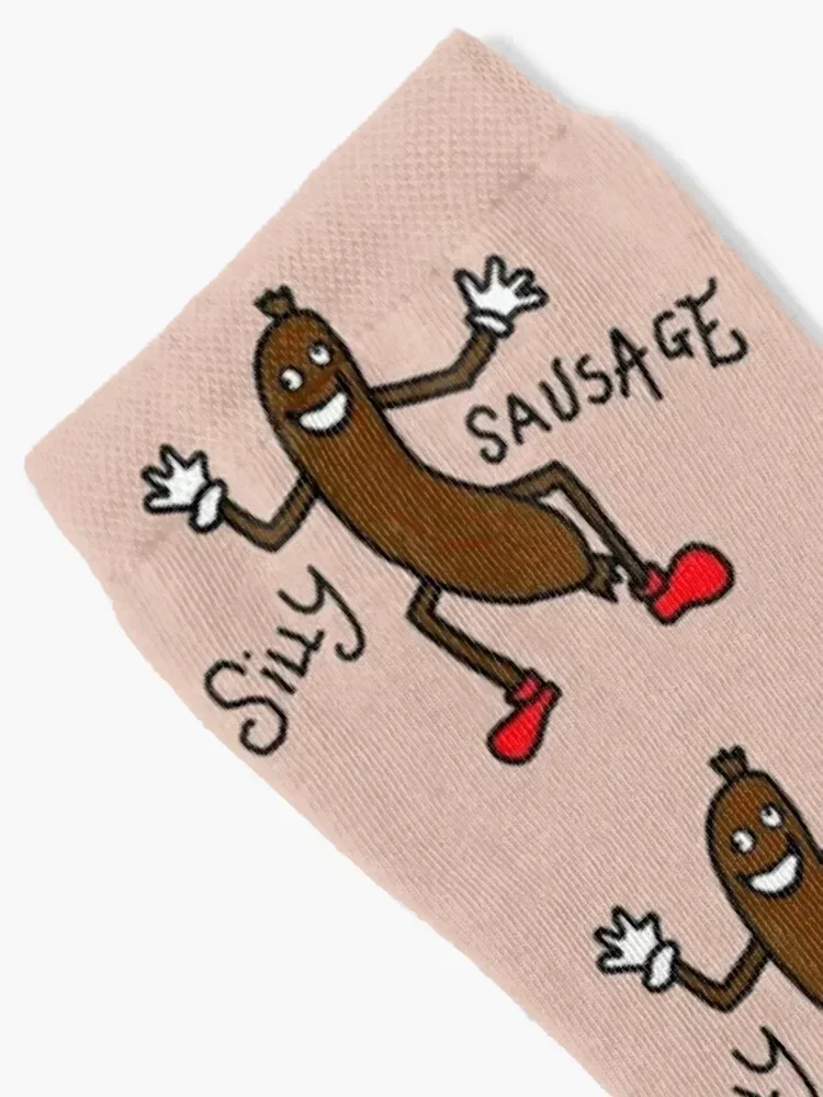 Silly Sausage Cartoon Socks crazy winter custom Mens Socks Women's