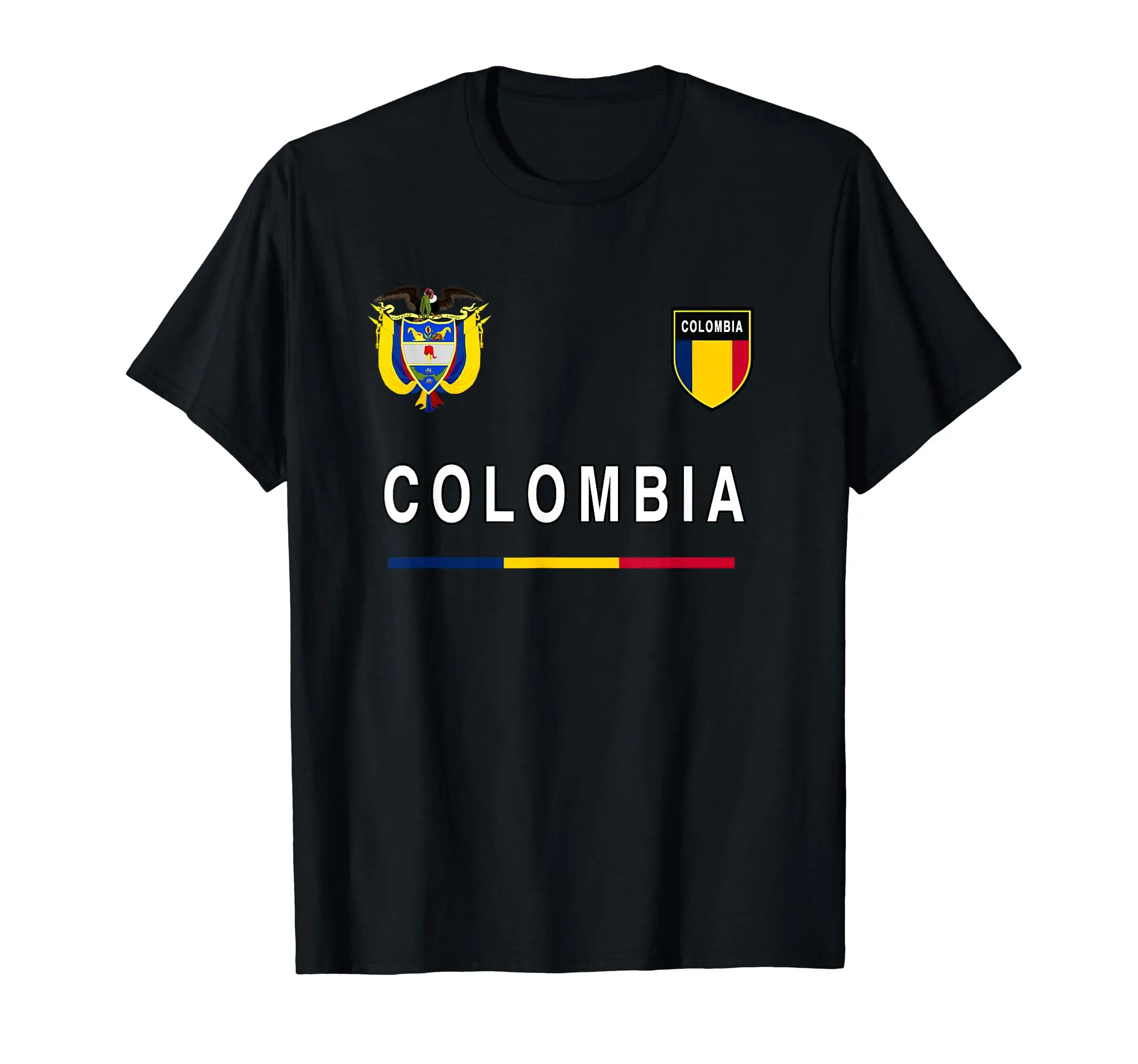 Colombia Sport/Soccer Jersey Tee Flag Football T-Shirt