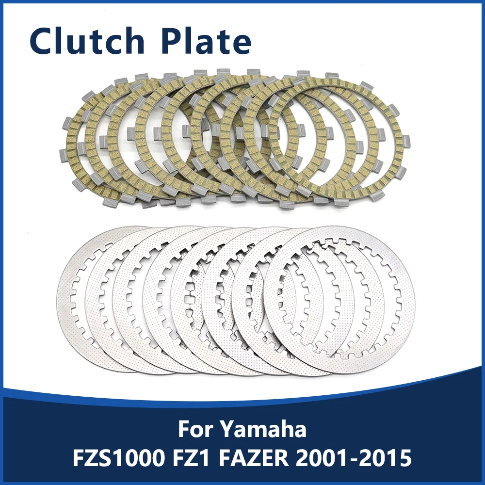 

For Yamaha FZS 1000 FZS1000 FZ1 FAZER 2001-2015 Motorcycle Clutch Plates Steel Plates Friction Disc Kit Accessories