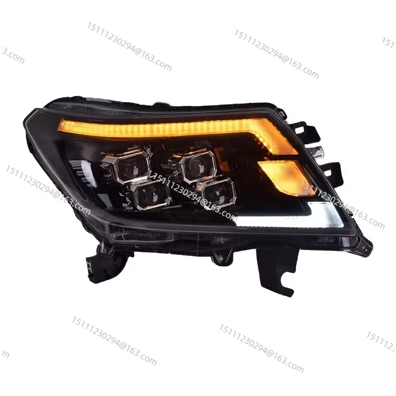 LED Headlight Assembly for 2014-2022 Navara NP300 - Modified Lens with DRL & Steering Function (1 PC)