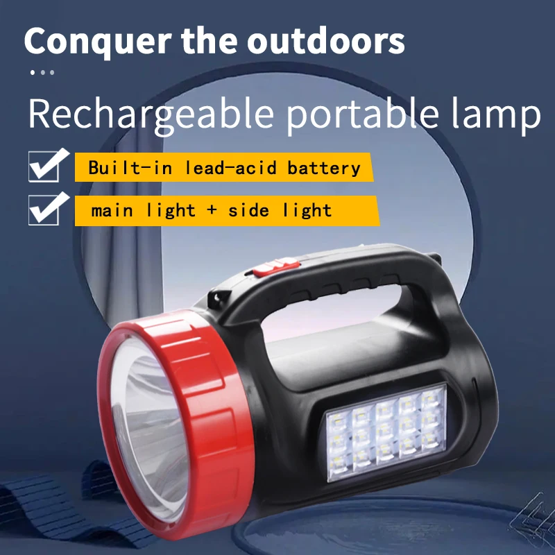 Rechargeable portable lamp multifunction super bright outdoor camping special