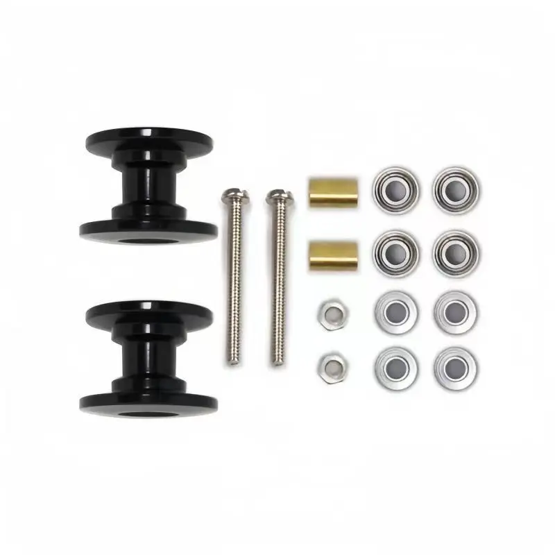 2Pcs RC 4WD Accessories - Suitable for Tamiya 94945 13-12mm Lightweight Two Guide Wheels view 3