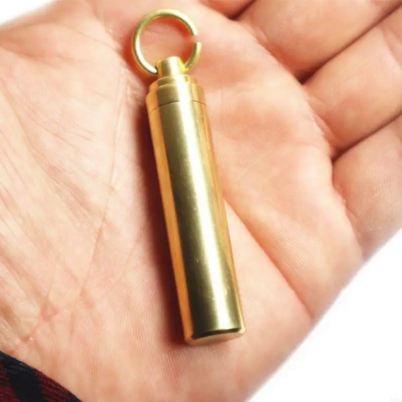 

31KA Mini Toothpick Holder Metal Handheld Small for Case Household for Pill Boxes Acc