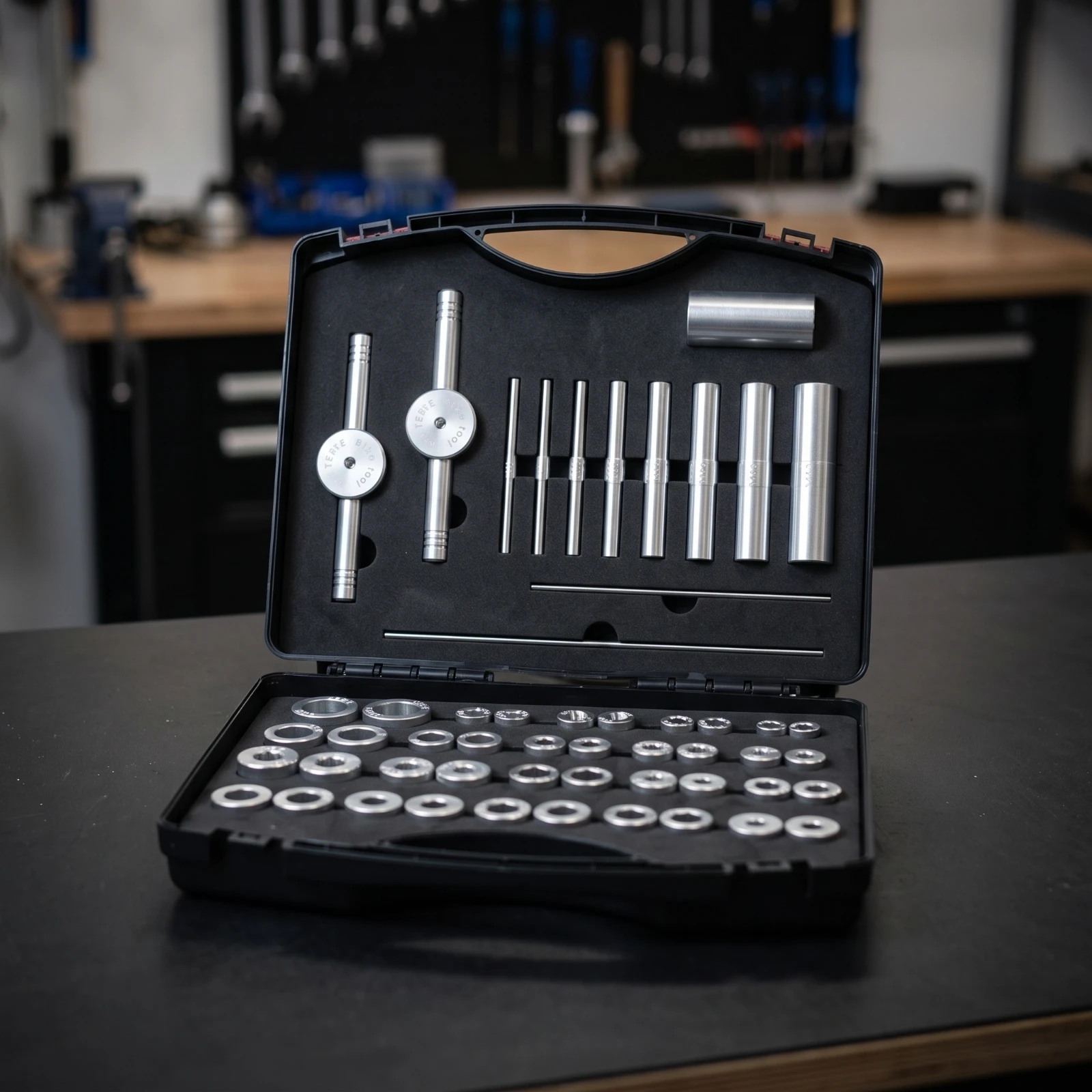 Cycle Bearing Press Kit Universal Bike Bearing Press Set Heavy Duty Compact for Mechanics, Workshop, Home Maintenance