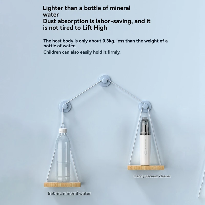 Smart Home Car Cleaning Machine USB Rechargeable For Car Home Pet Handheld Vacuum Cordless