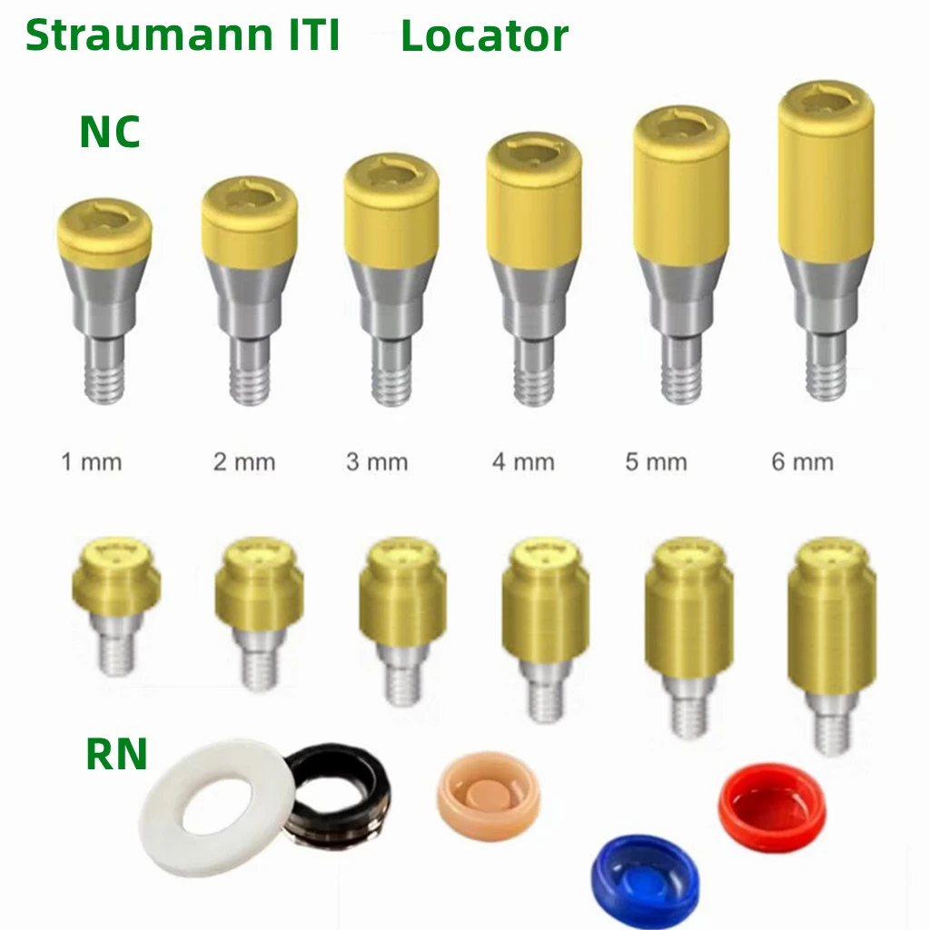 

Locator abutment Straumann ITI Overdenture kit RC NC аксессуары для локатора